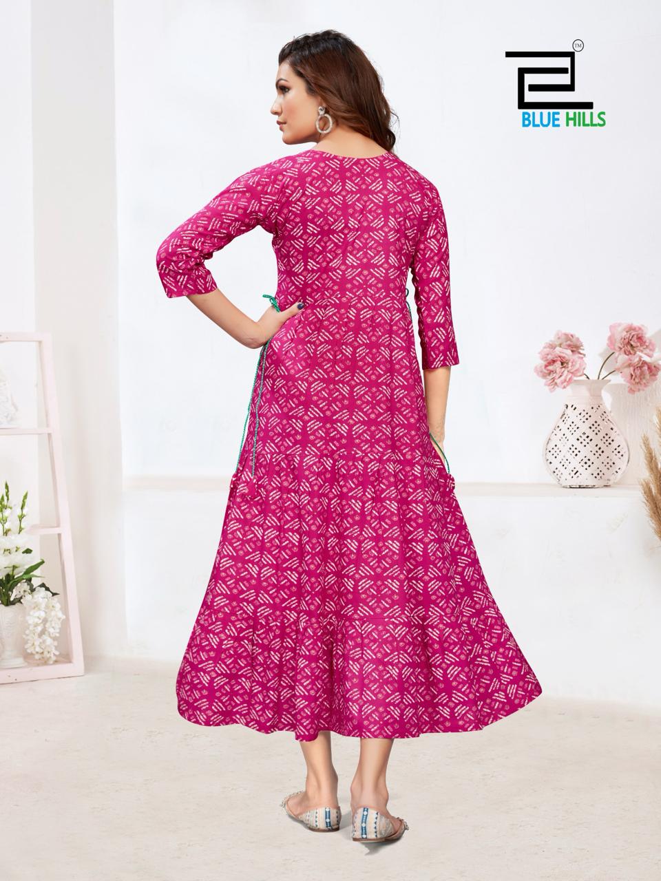 Sarfaraz Vol 15 By Blue Hills Long Printed Kurtis Wholesale Market In Surat With Price